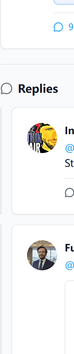 Twitter Antworten Bereich - Antworten ohne Anmeldung ansehen